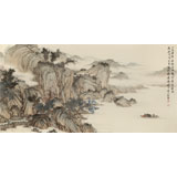 【已售】吳顯剛 四尺《山光積翠》 貴州七星關(guān)美協(xié)主席