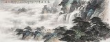 【已售】李碧峰 小六尺《觀瀑圖》 中國書畫家協(xié)會(huì)理事
