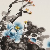  王偉寧 四尺斗方《富貴祥和》 青年書畫才俊 河南美協(xié)會(huì)員