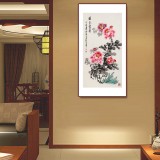 【已售】王偉寧《國色富貴》 青年書畫才俊 河南美協(xié)會員