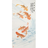 梁景欣 三尺《六順呈祥》 學院派畫家