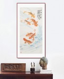 梁景欣 三尺《六順呈祥》 學(xué)院派畫(huà)家