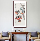 【已售】梁景欣 三尺《喜事多多》 學(xué)院派畫家