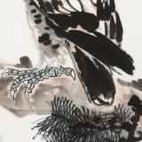 【已售】梁景欣 三尺《高瞻遠(yuǎn)矚》 學(xué)院派畫家