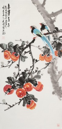 【已售】梁景欣 三尺《喜事多多》 學(xué)院派畫家