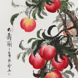 【已售】黃藝三尺風(fēng)水吉利國畫《大壽圖》