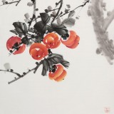 【已售】梁景欣 三尺《喜事多多》 學(xué)院派畫家