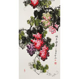 黃藝三尺風(fēng)水吉利國(guó)畫《碩果累累》