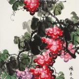 黃藝三尺風(fēng)水吉利國(guó)畫(huà)《碩果累累》