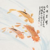 梁景欣 三尺《六順呈祥》 學(xué)院派畫(huà)家