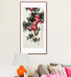 黃藝三尺風(fēng)水吉利國(guó)畫(huà)《碩果累累》