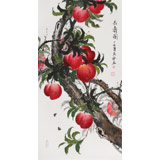 黃藝三尺風(fēng)水吉利國畫《長壽圖》