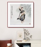 【已售】妙林居士 四尺斗方《南國舞姿動(dòng)情懷》