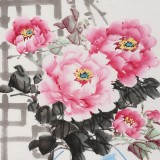 【已售】梁景欣 三尺《富貴平安》 學(xué)院派畫家