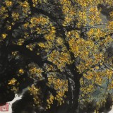 【已售】王寶欽 六尺《賞春圖》當代花鳥牡丹畫名家（詢價）