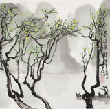 【已售】黃云鴻 三尺斗方《春江漁歌》