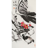 【已售】邢書波 《平安圖》 中美協(xié)會(huì)員 清華美院創(chuàng)作班導(dǎo)師