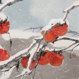 【已售】陳薪名《事事如意》吉祥水墨 第六屆全國(guó)花鳥(niǎo)畫(huà)展金獎(jiǎng)獲得者