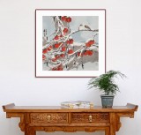 【已售】陳薪名《事事如意》吉祥水墨 第六屆全國(guó)花鳥(niǎo)畫(huà)展金獎(jiǎng)獲得者