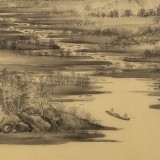 【已售】葛化帥 三尺仿古山水 《湖上春來似畫圖》 千竹書院成員