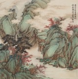 【已售】吳顯剛 四尺斗方《行到水窮處 坐看云起時(shí)》 貴州七星關(guān)美協(xié)主席