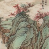【已售】吳顯剛 四尺斗方《行到水窮處 坐看云起時(shí)》 貴州七星關(guān)美協(xié)主席