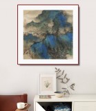 【已售】吳顯剛 四尺斗方《山色空濛雨亦奇》 貴州七星關美協(xié)主席