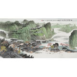 廖崧越 三尺《好夢盡是春消息》 廣西桂林美協(xié)會(huì)員