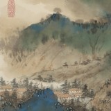 【已售】吳顯剛 四尺斗方《山色空濛雨亦奇》 貴州七星關美協(xié)主席