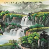 【已售】吳東 小六尺《福地祥光》 著名易經(jīng)風(fēng)水畫家