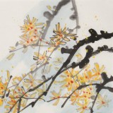 【已售】梁景欣 四尺三開《年年有余》 學(xué)院派畫家