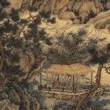 貴州七星關(guān)美協(xié)主席 吳顯剛 小六尺《竹亭松風(fēng)圖》