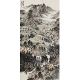 李德祿 《青山嶺意遠(yuǎn)》 中美協(xié)會員 北京西山畫院副院長 有合影