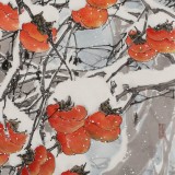 【已售】陳薪名《事事如意》吉祥水墨 第六屆全國花鳥畫展金獎獲得者