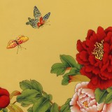 【已售】凌雪 四尺斗方《花開富貴》 北京美協(xié)會員