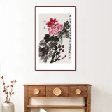 庾超然 四尺三開《大富貴》 黃鶴樓書畫院院長