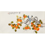 【已售】凌雪 四尺《事事如意》 北京美協(xié)會(huì)員