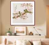 【已售】凌雪 四尺斗方《春花爛漫》 北京美協(xié)會員