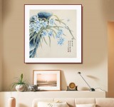 【已售】凌雪 四尺斗方《清香久遠(yuǎn)》 北京美協(xié)會(huì)員