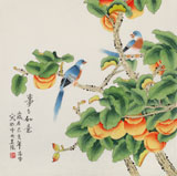 【已售】凌雪 四尺斗方《事事如意》 北京美協(xié)會(huì)員