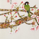 【已售】凌雪 四尺斗方《春花爛漫》 北京美協(xié)會員