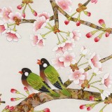 【已售】凌雪 四尺斗方《春花爛漫》 北京美協(xié)會員