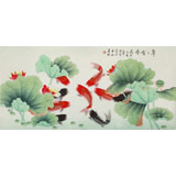 凌雪 四尺《年年有余》 北京美協會員