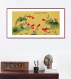 凌雪 四尺《年年有余》 北京美協(xié)會(huì)員