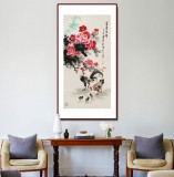 【已售】王寶欽四尺《富貴吉祥》當(dāng)代花鳥牡丹畫名家（詢價(jià)）