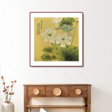 凌雪 四尺斗方《清香溢遠》 北京美協(xié)會員