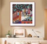 原中文聯(lián)編輯部主任 閻世宏 四尺斗方《品味》（詢價）