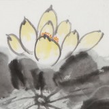 【已售】何一鳴 四尺四開《一花一世界》