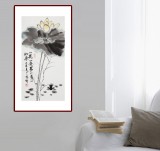 【已售】何一鳴 四尺四開《一花一世界》