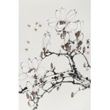 陳薪名《春花爛漫》 中美協(xié)會員吉祥水墨 第六屆全國花鳥畫展金獎獲得者